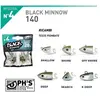 FIIISH BLACK MINNOW JIG HEAD NO.4 BM347 60G KAKI 