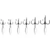 VMC 7548BD Bladed Flash Hybrid Treble Short Inline Hook - קרס משולש עם טיזר מתכת , 2 image