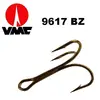 VMC 9617BZ TREBLE HOOK SIZE 14-20 10PCS. - קרס משולשת ברונזה 10 יח , 2 image
