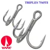 VMC 7545TI Spark Point X-Strong  treble 5Pcs. - קרס משולש , 2 image