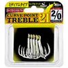 SHOUT 221CS CURVE POINT TREBLE HOOK 21 SIZE 2 