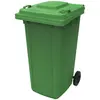 פח אשפה פלסטיק עם גלגלים 240L ירוק לבית - ייבוא מצרים