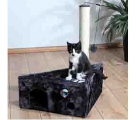 מתקן גירוד לחתולים פינוק הכולל גם בית Cat House with a Scratcher