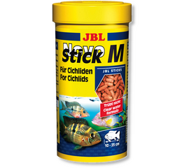 מזון נובו סטיק מדיום 110 גרם (250 מ"ל) לציקלידים - ג'ייביאל / JBL