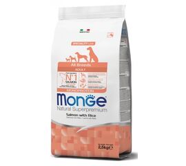 מזון יבש בוגרים כל הגזעים סלמון 2.5 ק"ג לכלבים - מונג' / MONGE
