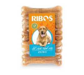5 י''ח עצם לחוצה 15 ס"מ לכלבים ריבוס / RIBOS
