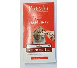 חטיף ליקוויד סטיקס עוף 120 גרם לחתולים פרמיו / PREMIO