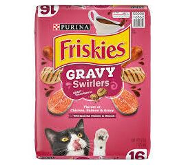מזון יבש קראנץ' סלמון ועוף 7.26 ק"ג לחתולים פריסקיז / FRISKIES