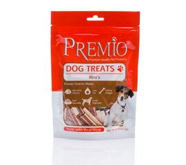 חטיף רצועות מיני עוף ודג זהבון 100 גרם לכלבים פרמיו / PREMIO