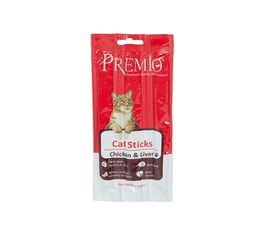 חטיף סטיק לחתול עוף וכבד 15 גרם פרמיו / PREMIO