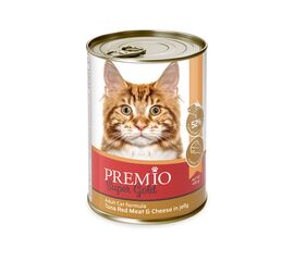 שימור פרמיו סופר גולד לחתול טונה אדומה בציפוי גבינה