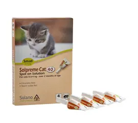 אמפולות סולפרם S לחתולים עד 4 ק"ג - Solpreme Cat S