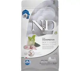 שק אוכל ND לכלבים פרווה לבנה – Small Breed 2 ק"ג