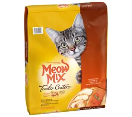 שק מזון יבש לחתולים Meow Mix עוף וסלמון – 6.12 ק"ג