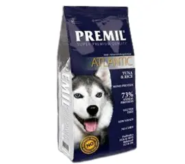 פרימיל אטלנטיק טונה ואורז לכלבים 15 ק"ג - Premil Atlantic Tuna & Rice