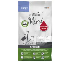 Platinum Mini Puppy מזון עוף לגורים מגזעים קטנים