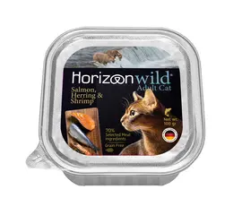 מעדן הורייזן סלמון, הרינג ושרימפס לחתולים 100 גרם