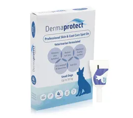 טיפות דרמה פרוטקט לכלב 25-10 ק"ג - טיפוח והיגיינה לשמירה על בריאות הכלב