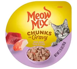 מעדן מיאו מיקס טונה וסרטנים ברוטב ל חתולים 78 ג