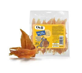 O&B חטיף עור פילה עוף רך 500 גרם - חטיפים אריזות חיסכון לכלב