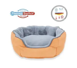 מיטת סינטוריני כתומה חורף קיץ 60/50/20 לכלבים וחתולים