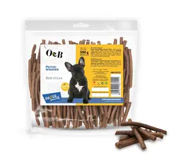 O&B חטיף מקלות בקר 500 גרם לכלבים