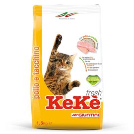 קא-קא מזון לחתולים - עוף טרי והודו 15 ק"ג