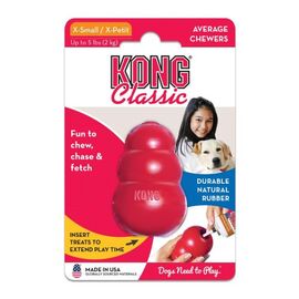 משחק לכלב קונג קלאסיק קטן מאד KONG Classic XS