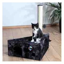 מתקן גירוד לחתולים פינוק הכולל גם בית Cat House with a Scratcher