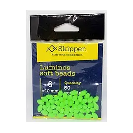 SKIPPER חרוזי סיליקון רכים זוהרים