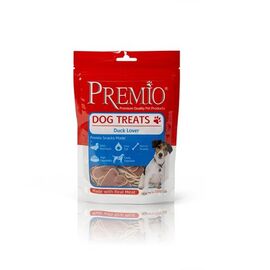 חטיף לבבות ברווז ודג 100 גרם לכלבים פרמיו / PREMIO