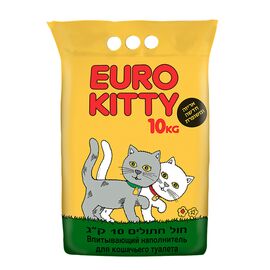 חול 10 ק"ג לחתולים  - יורו קיטי / EURO KITTY