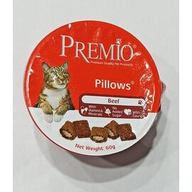 חטיף כריות לחתול בקר 60 גרם פרמיו / PREMIO