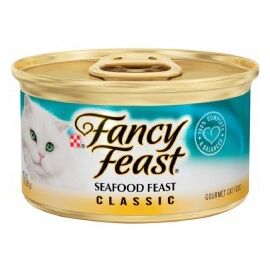 שימור מעדן פטה פירות ים 85 גרם לחתולים - פנסי פיסט / FANCY FEAST