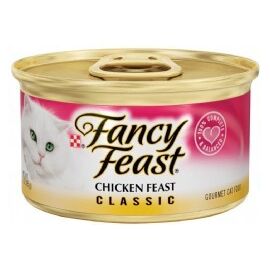 שימור פטה גורמה עוף 85 גרם לחתולים - פנסי פיסט / FANCY FEAST