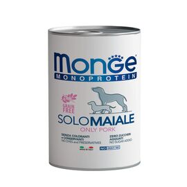 שימור מונופרוטאין חזיר 400 גרם לכלבים - מונג' / MONGE