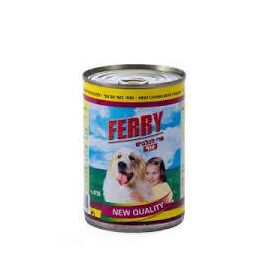 שימור נתחי בשר עוף 410 גרם לכלבים - פרי / FERRY