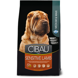 מזון יבש בוגרים גזע בינוני וגדול כבש 12 ק"ג לכלבים - סיבאו / CIBAU