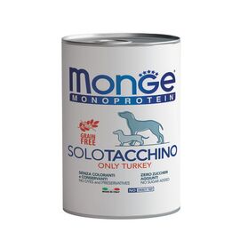 שימור מונופרוטאין הודו 400 גרם לכלבים - מונג' / MONGE