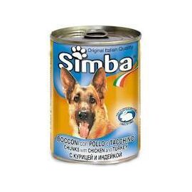 שימור נתחי עוף והודו 415 גרם לכלבים - סימבה / SIMBA