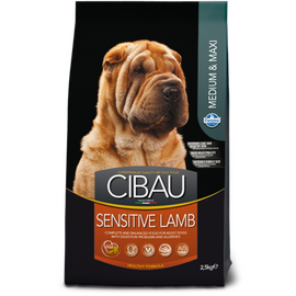 מזון יבש בוגרים גזע בינוני וגדול כבש 2.5 ק"ג לכלבים - סיבאו / CIBAU
