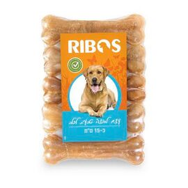 עצם לחוצה טבעית כ15 ס"מ לכלבים ריבוס / RIBOS