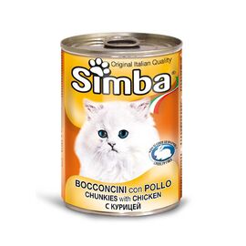שימורי בשר עוף 415 גרם לחתולים - סימבה / SIMBA