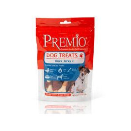 חטיף ג'רקי ברווז מועשר בסידן 100 גרם לכלבים פרמיו / PREMIO