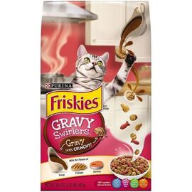 מזון יבש קראנץ' סלמון ועוף 1.42 ק"ג לחתולים פריסקיז / FRISKIES