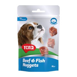 חטיף נאגטס בקר ודג 80 גרם לכלבים בונזו / BONZO