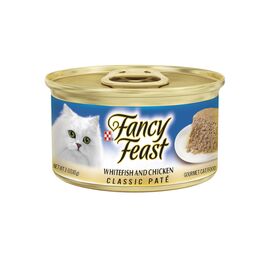 שימור פטה דג לבן ועוף 85 גרם לחתולים - פנסי פיסט / FANCY FEAST