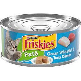 שימור פטה דגי אוקיינוס וטונה 156 גרם לחתולים פריסקיז / FRISKIES