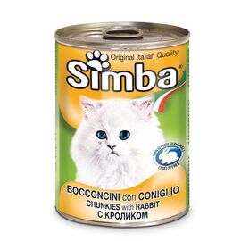 שימורי בשר ארנבת 415 גרם לחתולים - סימבה / SIMBA