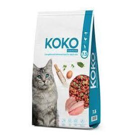 מזון יבש בוגרים מיקס דגים 7.5 ק"ג לחתולים - קוקו / KOKO